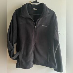 Columbia Black Full-Zip Fleece Jacket